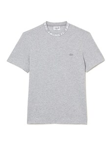 Lacoste Herren Th9687 T-Shirt, Chinesisches Silber, M