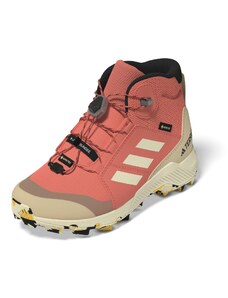 adidas Terrex Mid Gore-TEX Hiking Shoes Walking Shoe, Coral Fusion/Wonder White/core Black, 36 EU