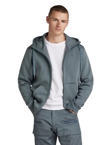 G-STAR RAW Herren Premium Core Hooded Zip Thru Sweatshirt, Grau (axis D16122-C235-5781), S