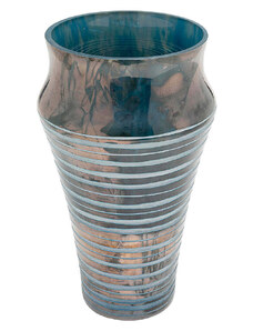 Kare Vase "Nizza" in Grau - (H)27 x Ø 15,5 cm | onesize