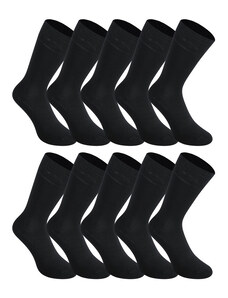 10PACK Socken Styx lang Bambus schwarz (10HB960) XL