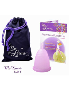 Menstruationstasse Me Luna Soft L mit Stiel rosa (MELU020)