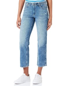 s.Oliver Women's 2127727 Jeans, Karolin Straight Leg, blau 52Z5, 48