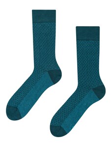 Dedoles Smaragdblaue Jacquard-Socken