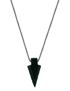 Nephrit-Pfeilspitze - Halskette für Männer -L-69cm Trimakasi