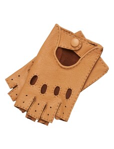 1861 Glove manufactory Rome Fingerless Natural Deerskin Driving Gloves