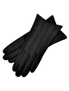 1861 Glove manufactory Pavia Black Leather Gloves