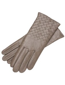 1861 Glove manufactory Trani Light Grey Leather Gloves