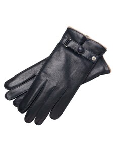 1861 Glove Manufactory Bergamo Navy Blue Leather Gloves