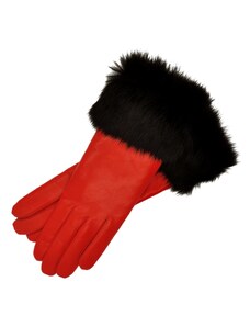 1861 Glove manufactory Venezia Red Leather Gloves