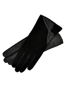 1861 Glove manufactory Vittoria Black Leather Gloves