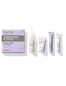 Olaplex Unbreakable Blondes Kit - NO. 0 péče 40 ml + NO. 3 vlasová kůra 30 ml + šampon 20 ml + maska 20 ml