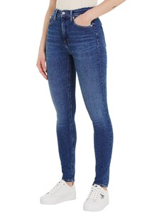 Calvin Klein Jeans Damen Jeans High Rise Skinny Fit, Blau (Denim Medium), 25W / 30L