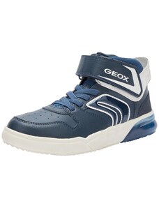 Geox J GRAYJAY Boy Sneaker, Navy/White, 37 EU