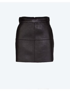 PAROSH Leather miniskirt