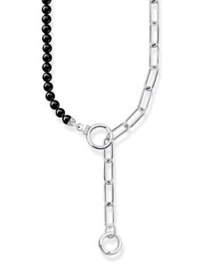 Thomas Sabo Damen-Halskette Silber mit Onyx KE2193-027-11-L47v
