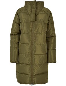 Urban Classics Damen Ladies High Neck Puffer Coat Jacke, Olive, 4XL