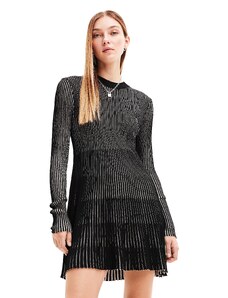Desigual Damen Vest_Venice Dress, Schwarz, XL EU