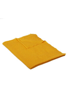 Pranita 100% Kaschmir-Schal groß gelb