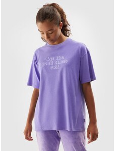 4F Mädchen T-Shirt mit Print - lila - 122