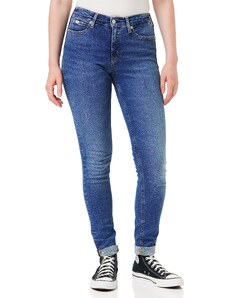 Calvin Klein Jeans Damen MID Rise Skinny J20J221581 Hosen, Denim (Denim Dark), 31W / 30L