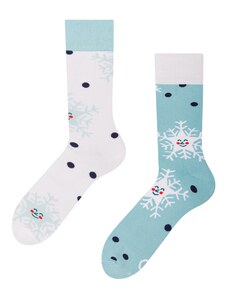 Dedoles Lustige warme Socken Glückliche Schneeflocken