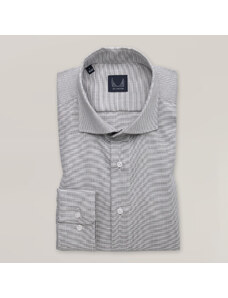 Männer Klassisches Hemd Willsoor grau feines Muster