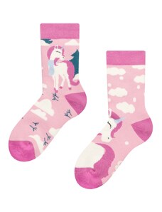 Dedoles Lustige warme Socken für Kinder Einhorn mit Schal