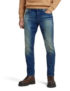 G-STAR RAW Herren 3301 Slim Jeans, Blau (worker blue faded 51001-A088-A888), 29W / 30L