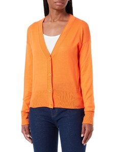 BOSS Women's C_Fedasa Knitted-Cardigan, Open Orange850, M