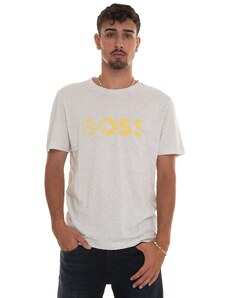 BOSS Men's Tee 1 T-Shirt, Light/Pastel Grey57, S