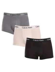 3PACK Herren Klassische Boxershorts Calvin Klein mehrfarbig (NB3709A-FZ6) XL