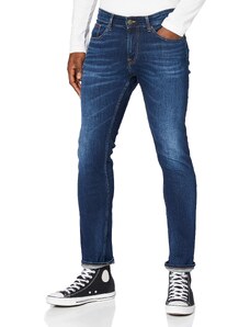 Tommy Hilfiger Tommy Jeans Herren Jeans Scanton Slim Stretch, Blau (Aspen Dark Blue Stretch), 30W / 32L