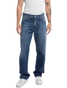 Replay Herren Kiran Jeans Modern, 009 Medium Blue, 34W / 32L