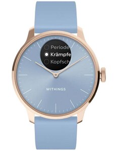 Withings Damenuhr ScanWatch Light roségold/hellblau HWA11-Model 2-All-Int