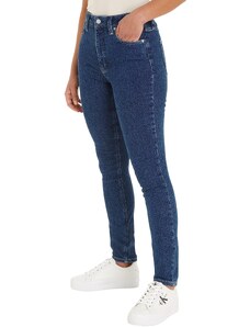 Calvin Klein Jeans Damen Jeans High Rise Skinny Fit, Blau (Denim Medium), 33W / 30L