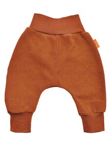 LiVi Babyhose "Fleece rost" in Orange | Größe 86/92