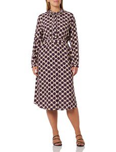Seidensticker Damen Blusenkleid Midi - Blusenkleid - Stehkragen mit Schleife - Regular Fit - Langarm – 100% Viskose