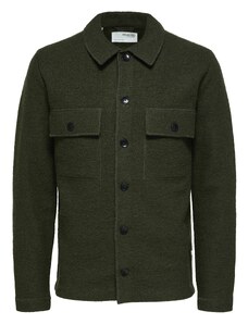 SELECTED HOMME Herren Slhnealy Knit Workwear Cardigan W Noos Jacke, Forest Night, S EU