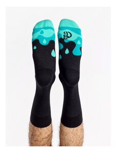 Dedoles Lustige Socken Türkisfarbene Tropfen