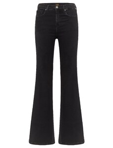 Lee Damen Foreverfit Flare Jeans, Black Avery, 44W / 31L EU