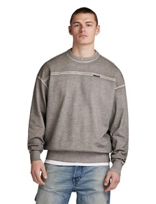 G-STAR RAW Herren Garment Dyed Loose Sweatshirt, Grau (elephant skin gd D23881-D249-G107), XXL