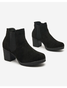 DAY-VINE Royalfashion Black eco-suede women's Gregianca stiletto boots - schwarz