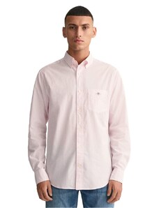 GANT Herren Reg Poplin Stripe Shirt Klassisches Hemd, Light Pink, 3XL EU