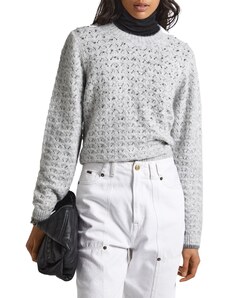 Pepe Jeans Damen Emily Pullover Sweater, Grey (Light Grey Marl), L