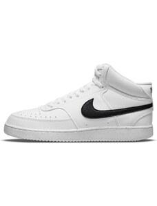 Nike Herren Court Vision Walking-Schuh, White/Black-White, 38.5 EU