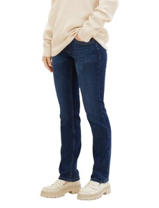 TOM TAILOR Damen Alexa Straight Jeans, 10282 - Dark Stone Wash Denim, 28/32