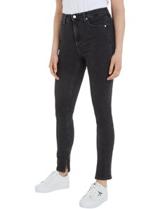 Calvin Klein Jeans Damen Jeans High Rise Skinny Fit, Schwarz (Denim Black), 26W / 30L