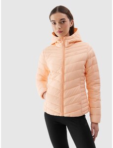 4F Damen Jacke mit synthetischer Daunenfüllung aus recycelten Materialien - orange - L