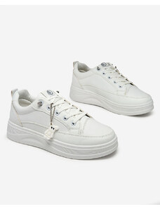 Seastar Weiße Plateau-Sneakers mit Schlüsselanhänger Street Spirit - weiß
